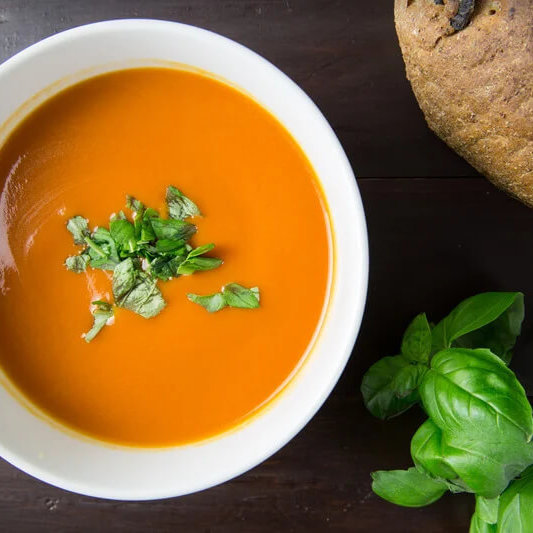  Linsesuppe med søtpotet