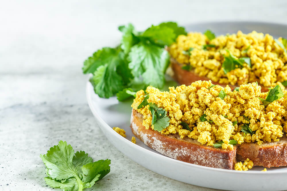 Scrambled tofu