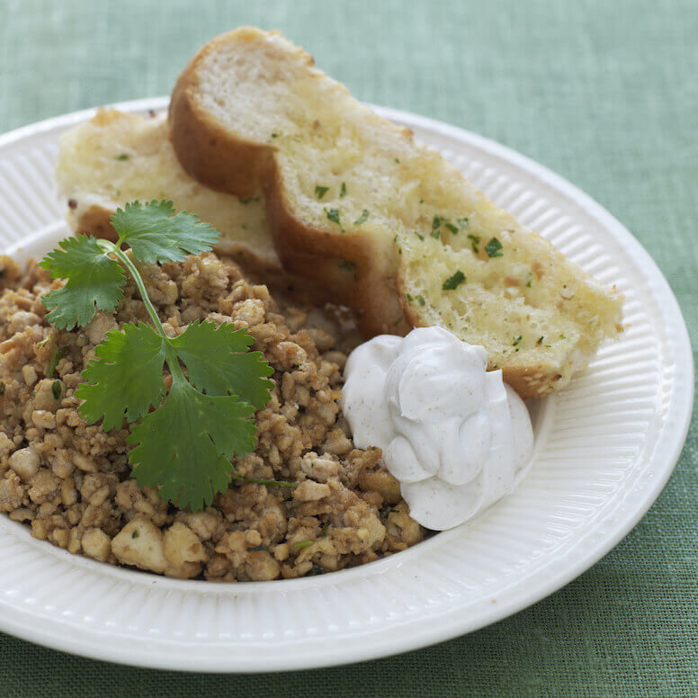  Veggerøre med vegansk rømmedressing