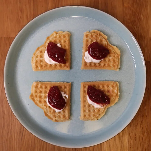  Veganske vafler