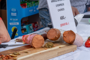 Vegansk spekepølse.