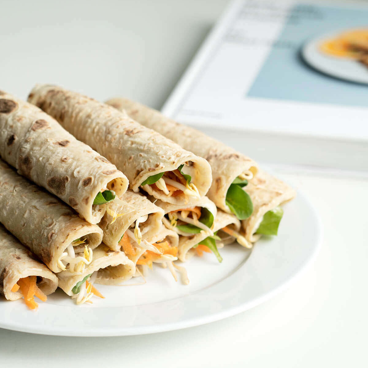 Potetlefse med pepperotkrem