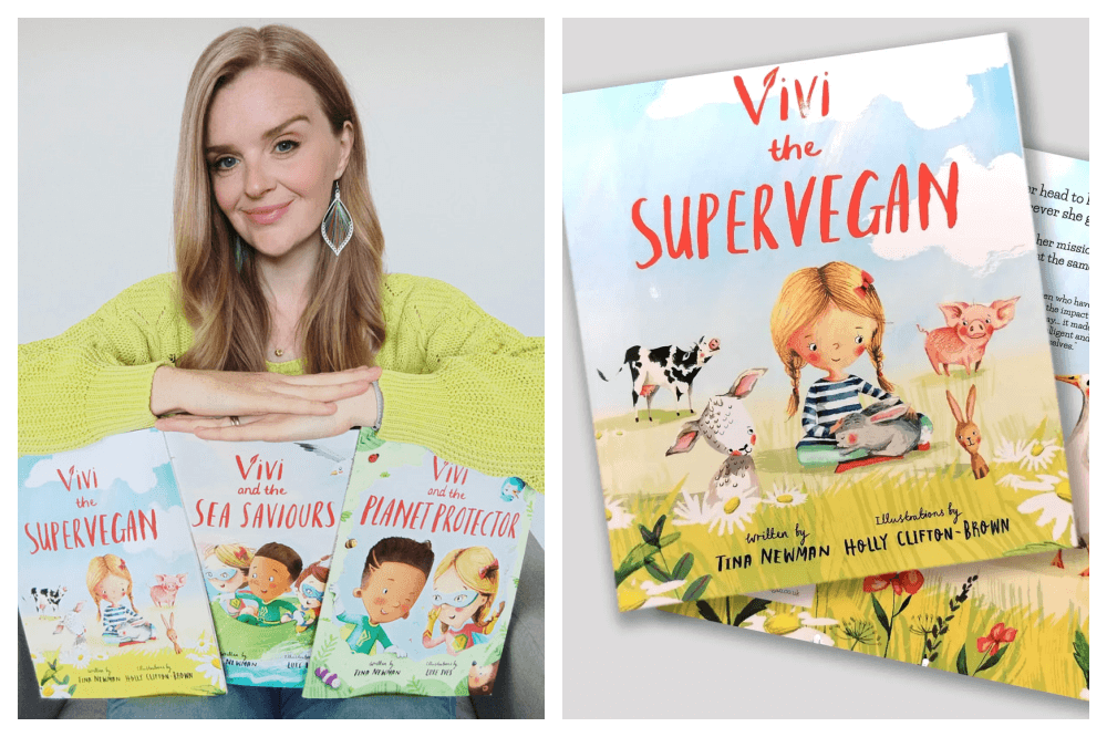 Møt Tina Newman, mamma, veganer og forfatter av barnebøkene om ‘super-veganeren’ Vivi