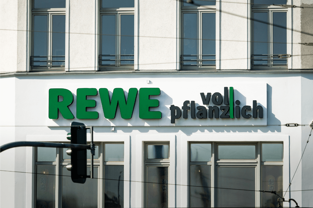 REWE voll pflanzlich, kjedens helt veganske dagligvarebutikk.