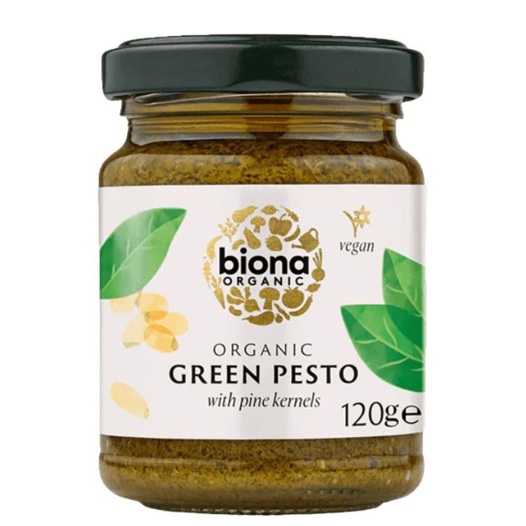 Biona grønn pesto vegansk.