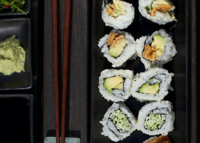 Vegansk sushi